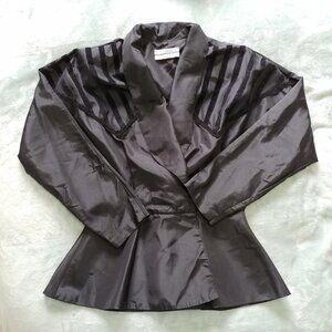1980s gothic theatrical jacket, Wednesday Addams business blazer